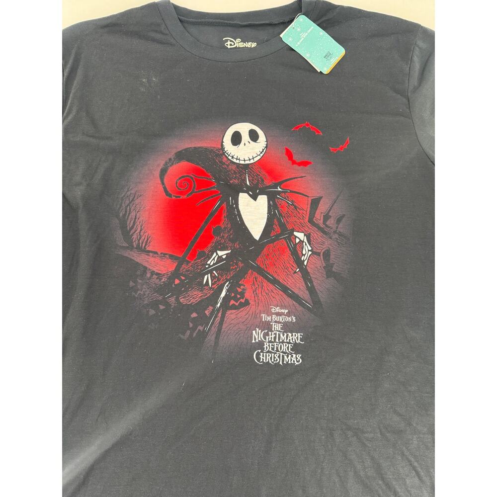 Disney Nightmare Before Christmas Jack Skellington Pajama Shirt Mens 3XB NWT - Picture 2 of 15
